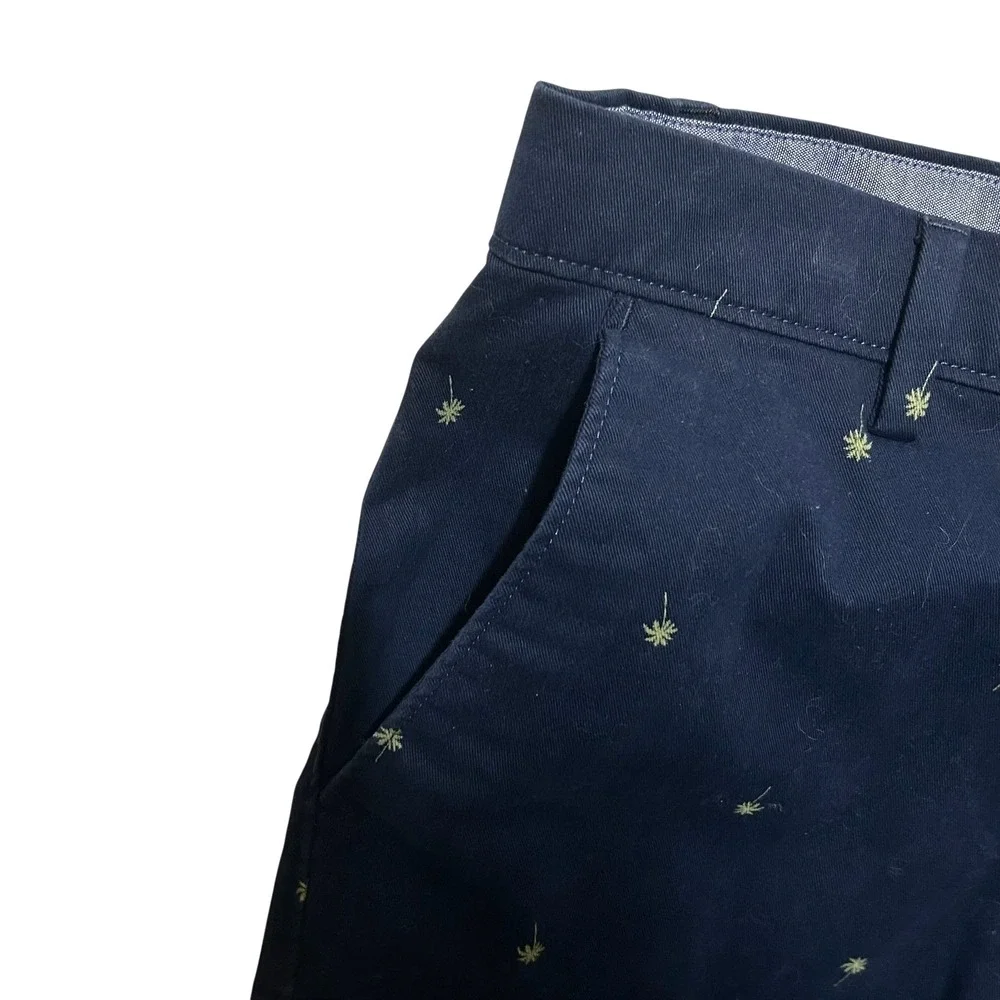 Banana‎ Republic Mens Emerson Shorts 32 Navy All Over Print Vacay Preppy